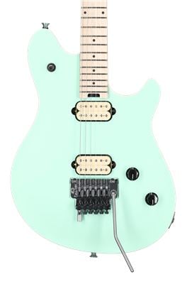 EVH Wolfgang Special Guitar Satin Maple Fingerboard Surf Green Body View